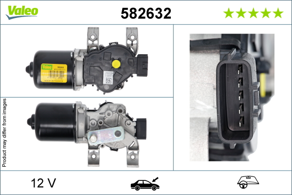 Wiper Motor - 582632 VALEO